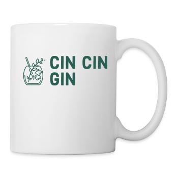 Cin Cin Gin - Tasse - Weiß - Rechts