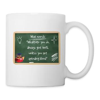 Clever funny saying - english - Mug - white - Right