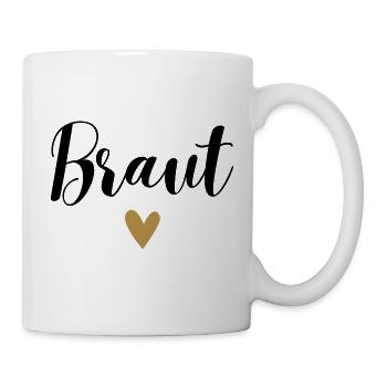 Braut / The Bride JGA Junggesellinnenabschied - Tasse - Weiß - Rechts