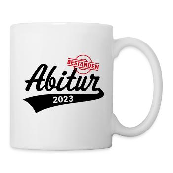Abitur 2023 Bestanden (Abiturient / Abi) - Tasse - Weiß - Rechts