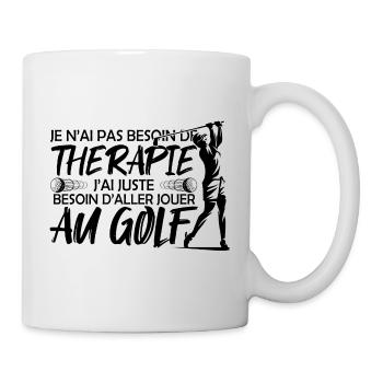 Golf joueur Cadeau joueur Golf sport golf !! - Mug blanc - blanc - Droite