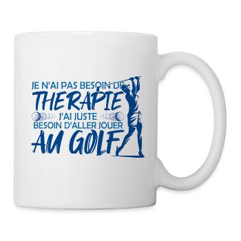 Golf joueur Cadeau joueur Golf sport golf sport !! - Mug blanc - blanc - Droite