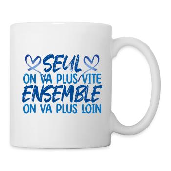 Saint Valentin meilleure Copine copain amoureux - Mug blanc - blanc - Droite