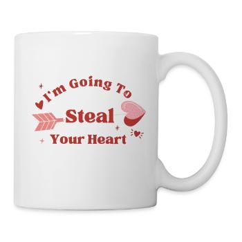 Cute Playful Valentine Day Quote - Mug - white - Right