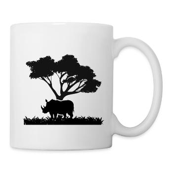 Safari Zoo Animaux Faune - Mug blanc - blanc - Droite