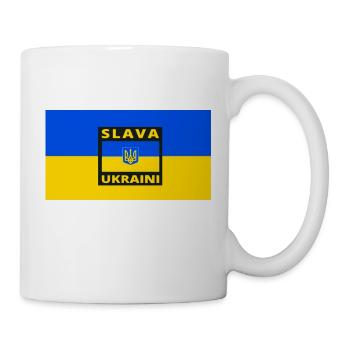 Slava Ukraini - Tasse - Weiß - Rechts