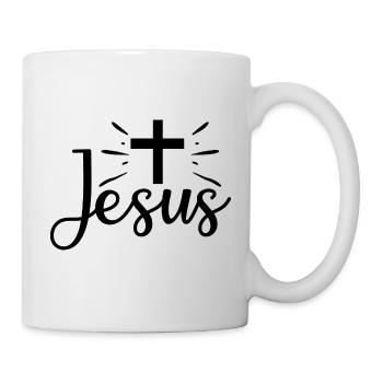 Crucifix Jesus - Mug - white - Right