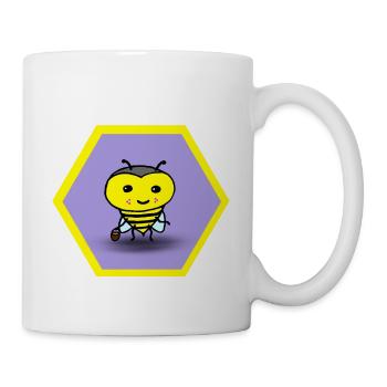 Biene mit Eimerchen - Tasse - Weiß - Rechts