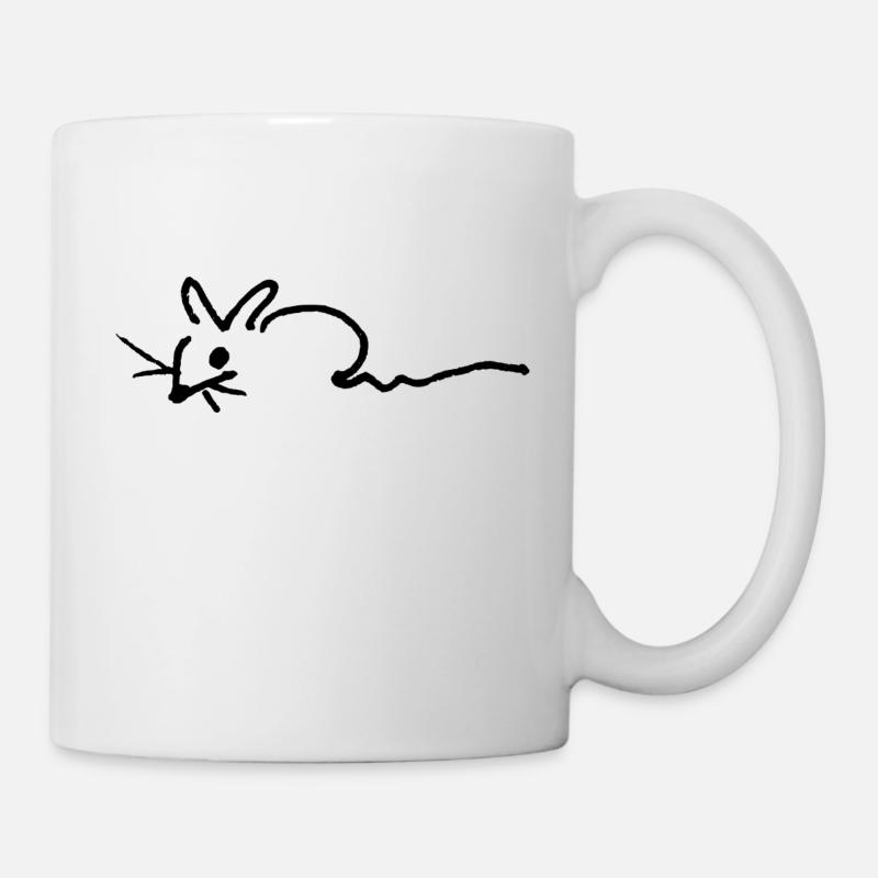 Fledias MAUSI - Tasse - Weiß
