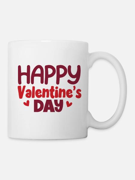Joyeuse Saint-Valentin - Mug blanc - blanc
