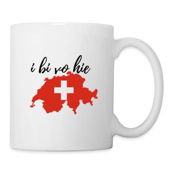 I bi vo hie, I'm from here, Swiss T-shirt - Mug - white - Right