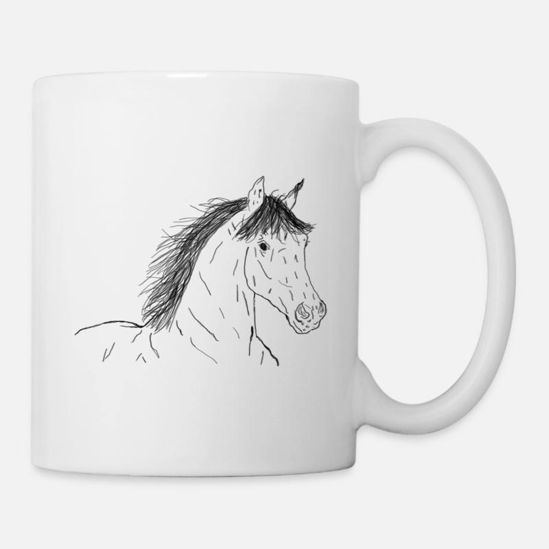 Horse - Mug - white