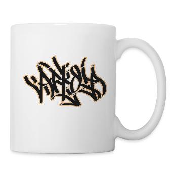 Arkoz Cali Gold Tshirt Graffiti Design Artiste - Mug blanc - blanc - Droite