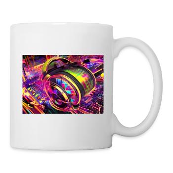 Von tanzbaren Beats bis zu futuristischen Sounds - Tasse - Weiß - Rechts
