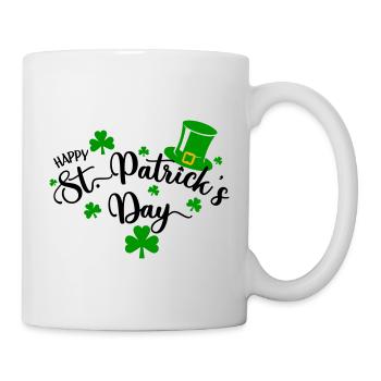 Joyeuse journée de la Saint-Patrick! - Mug blanc - blanc - Droite
