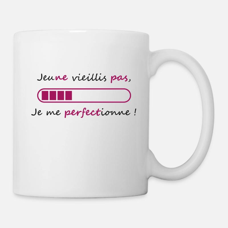 Je ne vieillis pas - Mug blanc - blanc