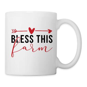 Bless This Farm - Mug - white - Right