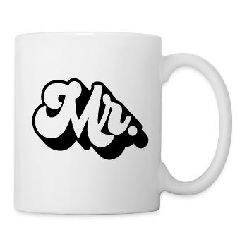 Mr. Matching Couple Engagement Wedding Honeymoon - Mug - white - Right