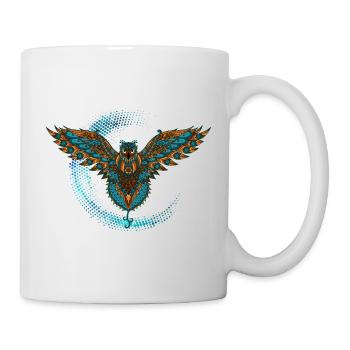 Faucon - Mug blanc - blanc - Droite