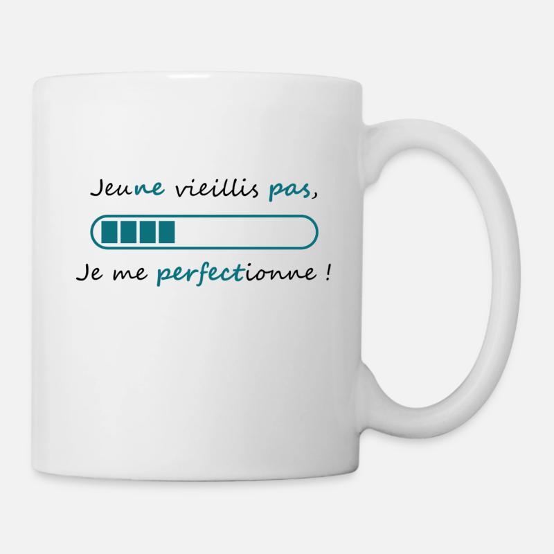 Je ne vieillis pas - Mug blanc - blanc