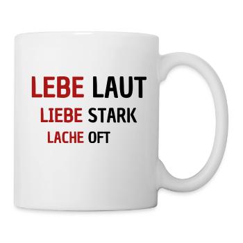 LEBE - Tasse - Weiß - Rechts