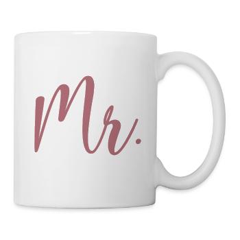 Mr. Matching Couple Engagement Wedding Honeymoon - Mug - white - Right