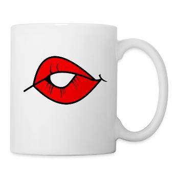 FEMME. FILLE. ADOLESCENT. JOURNEE DE LA FEMME - Mug blanc - blanc - Droite