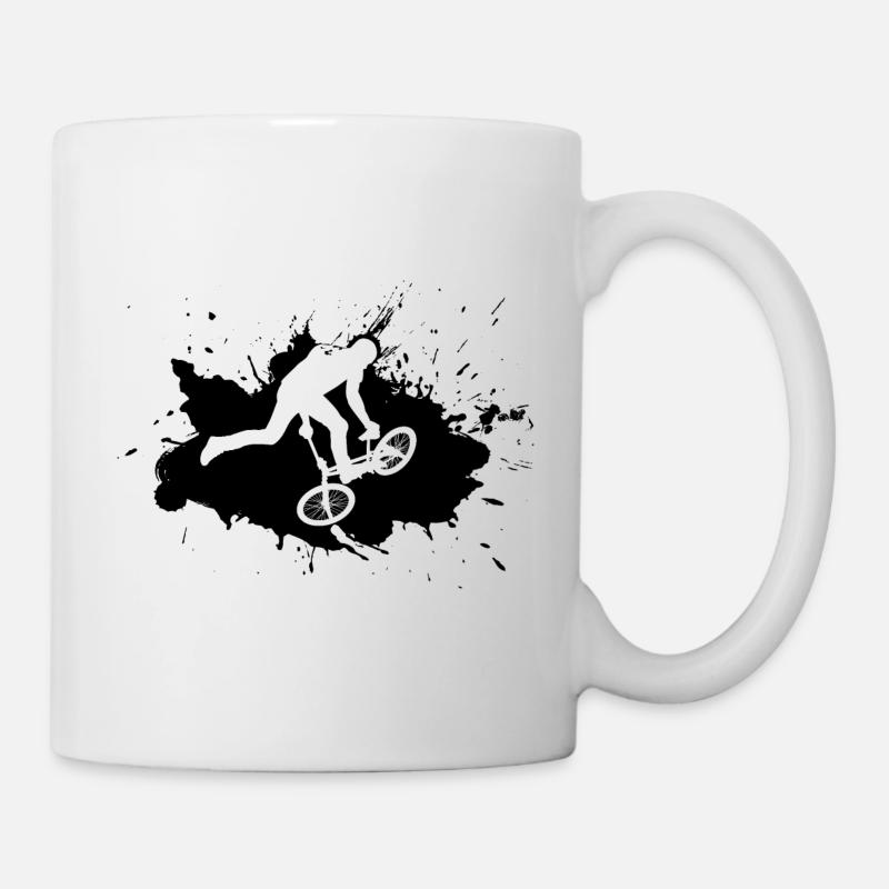 Bikedancer Schwarz - Tasse - Weiß