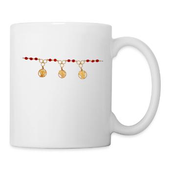 Collier Or 1 - Carte de Guyane - Mug blanc - blanc - Droite