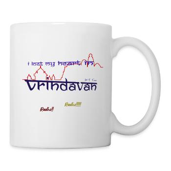 i lost my heart in vrindavan - Tasse - Weiß - Rechts