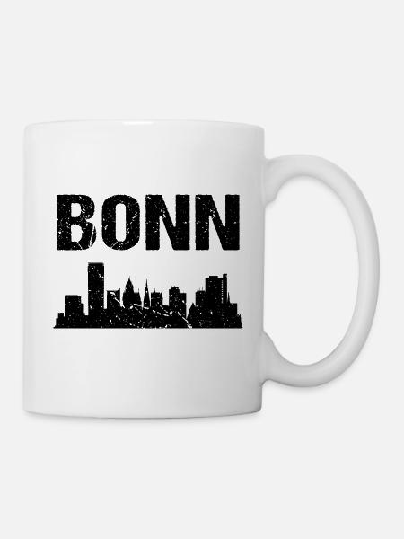 Bonn Skyline Stadt Bonn - Tasse - Weiß