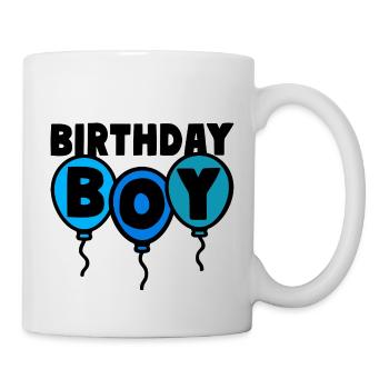 Birthday Boy Geburtstagskind - Tasse - Weiß - Rechts