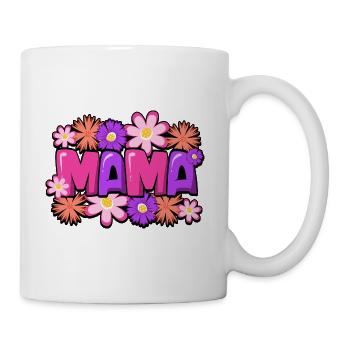 Mom Flowers Mother's Day - Mug - white - Right