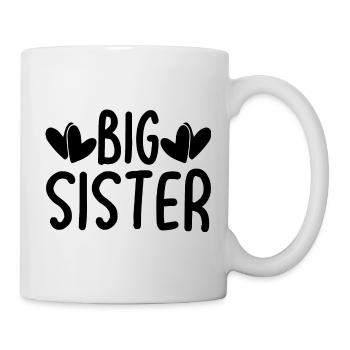 Big Sister Hearts - Mug - white - Right