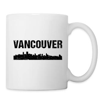 Vancouver Skyline - Tasse - Weiß - Rechts