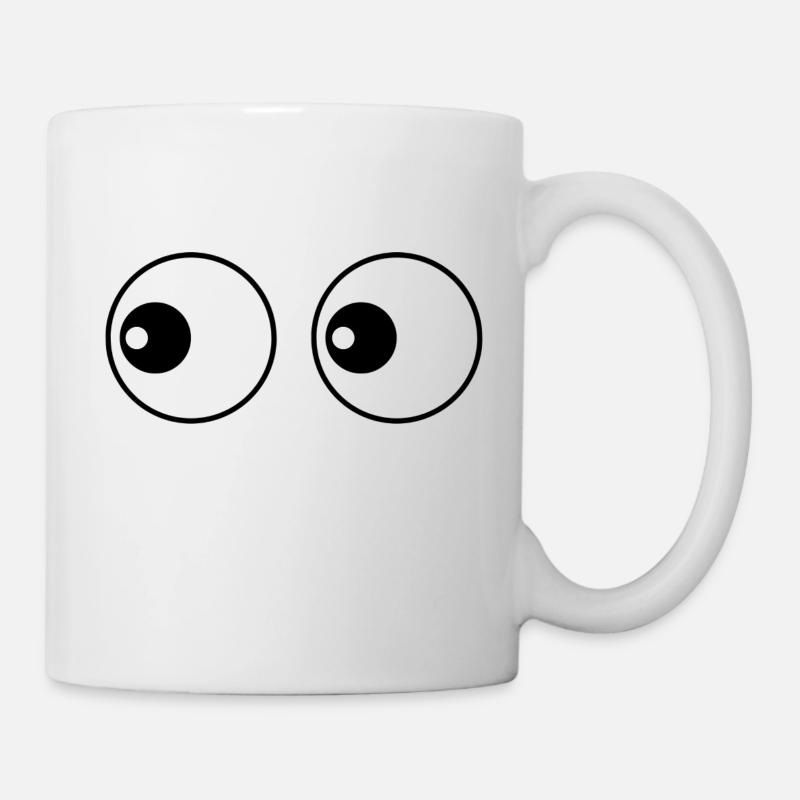 Augen - Tasse - Weiß
