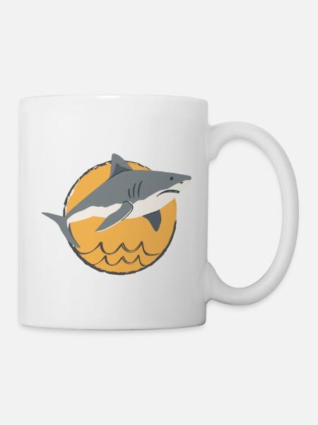Hai Symbol - Tasse - Weiß