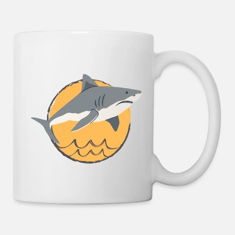 Hai Symbol - Tasse - Weiß