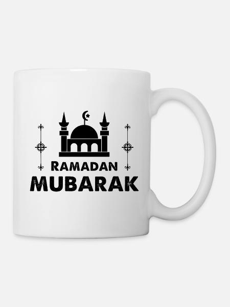 Ramadan Mubarak - Tasse - Weiß