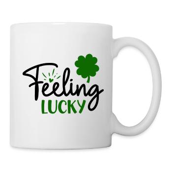 FEELING LUCKY - Mug - white - Right