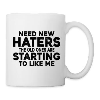 Besoin de nouveaux haineux, les anciens ont commencé à m’aimer 3 - Mug blanc - blanc - Droite