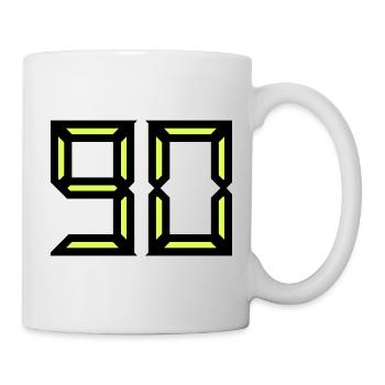 90. HAPPY BIRTHDAY. HAPPY BIRTHDAY - Mug - white - Right