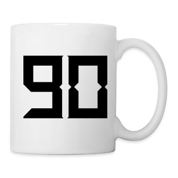 90. HAPPY BIRTHDAY. HAPPY BIRTHDAY - Mug - white - Right
