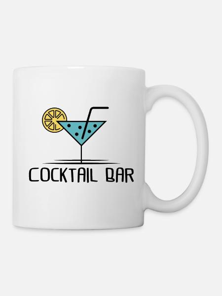 Cocktailbar - Tasse - Weiß