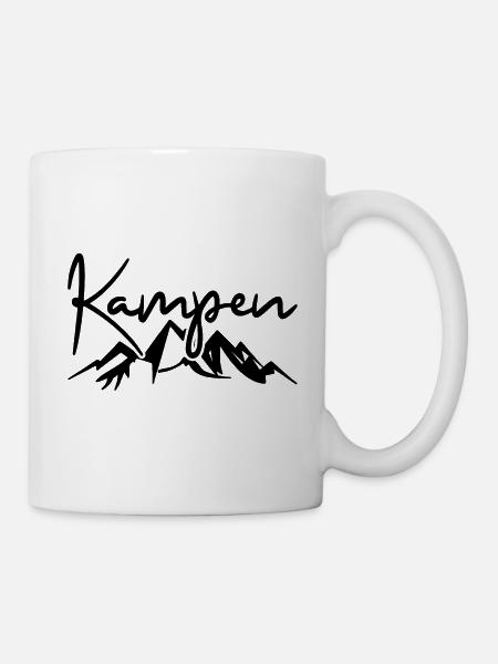 Kampen Berge Bayern - Tasse - Weiß