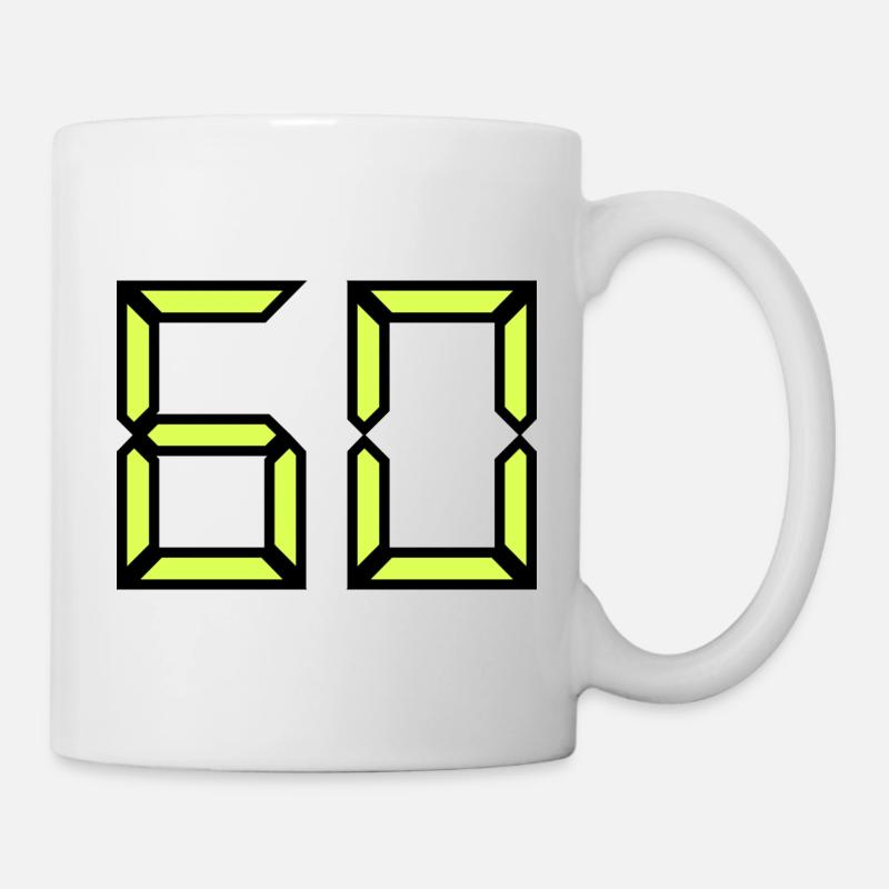 60. GEBURTSTAG. ALLES GUTE ZUM GEBURTSTAG! - Tasse - Weiß