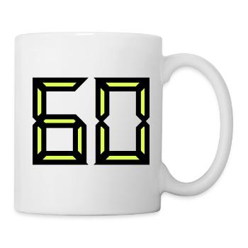 60 YEARS. 60TH ANNIVERSARY. ANNIVERSARY 60 YEARS - Mug - white - Right