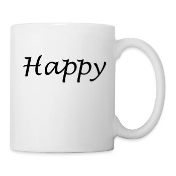 Content - Mug blanc - blanc - Droite
