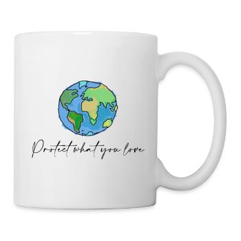Planet - Tasse - Weiß - Rechts