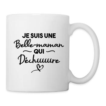 Je suis une belle maman qui déchire - Mug blanc - blanc - Droite